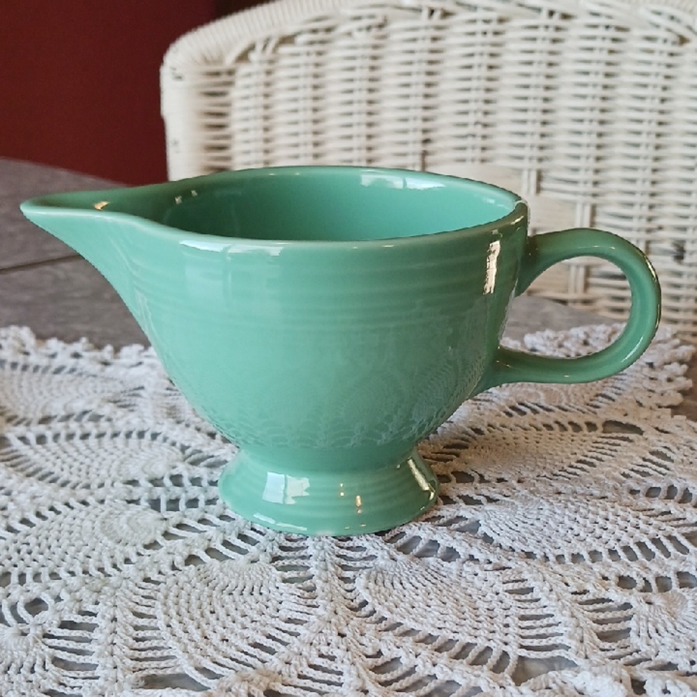 Fiesta~ 7 oz. creamer- Sea Mist color?